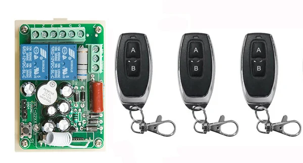 Беспроводной Радиочастотный релейный переключатель система безопасности для