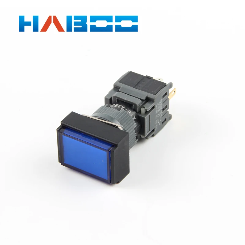 Водонепроницаемый светодиодный выключатель HABOO dia.16 мм с подсветкой 10 шт.|switch