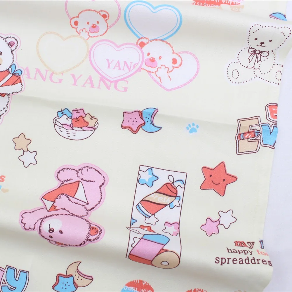 В подводный мир с героями мультфильмов хлопчатобумажная ткань вискозой дети как