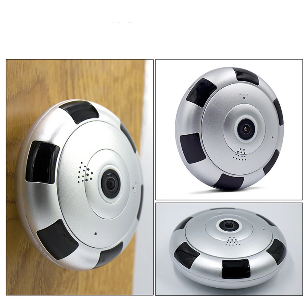 Новая 360 градусов HD 960P панорамная IP камера рыбий глаз Wifi видеонаблюдения VR 3D веб