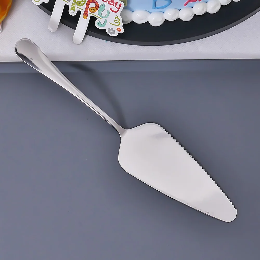 Новый нож для резки пиццы 304 нержавеющая сталь пирог Сырная лопатка крема скребок