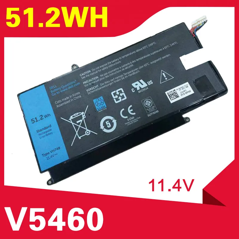 Аккумулятор ApexWay 51.2Wh для ноутбука Dell Inspiron 14-5439 VH748 VOSTRO V5460 V5480 V5560 V5470 VH748
