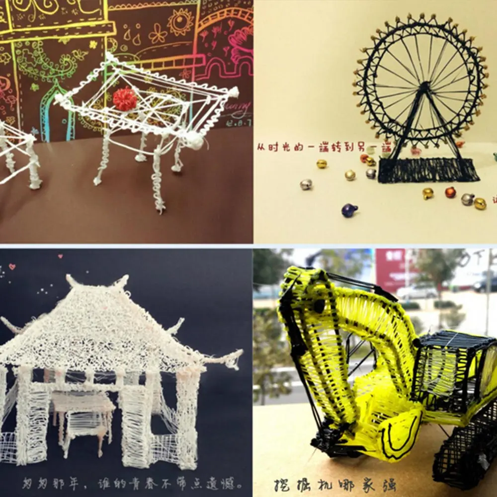 MYRIWELL 3D pen RP-100B with 20 colors 100 meters PLA luminous filament lcd display screen kid diy drawing christmas gift | Компьютеры и