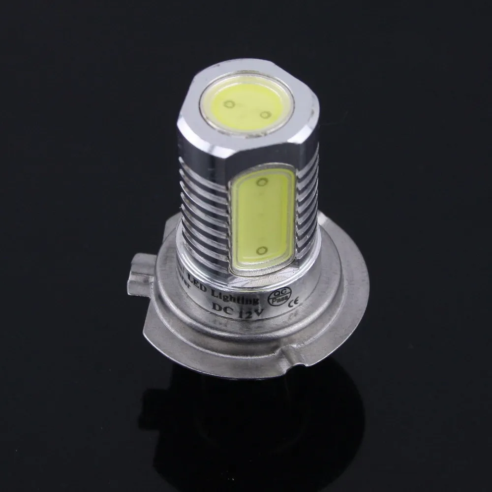 1pair 12V H7 6W Super Bright Car LED Front Headlights High Power Light Fog Bulb Lights Lamp White | Автомобили и мотоциклы