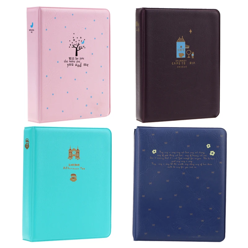 64 кармана складной мини фотоконтейнер для моментальной печати карт FujiFilm