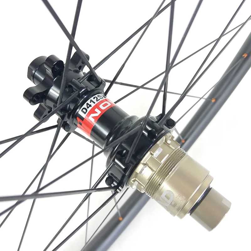 1210g 29 бескамерная углеродная колесная установка 29er MTB XC 30 мм Асимметричная 24