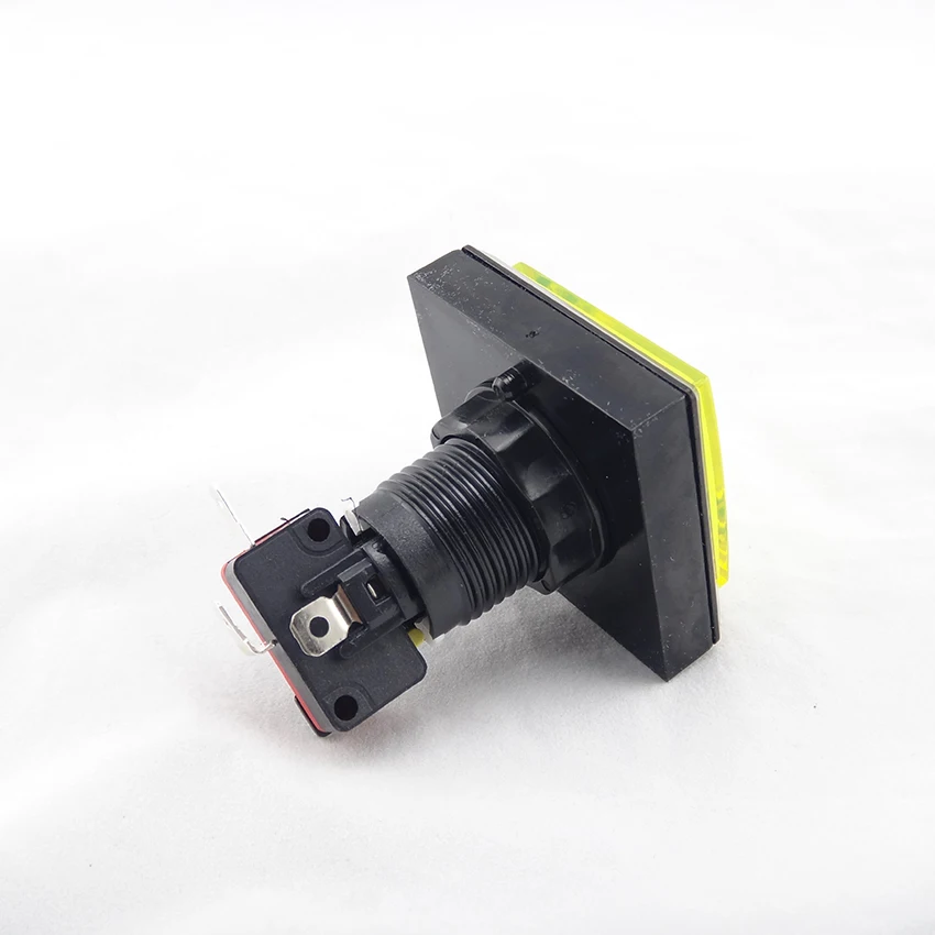 51x51 мм Светодиодная подсветка кнопочная кнопка с микро переключателем Master Arcade DIY