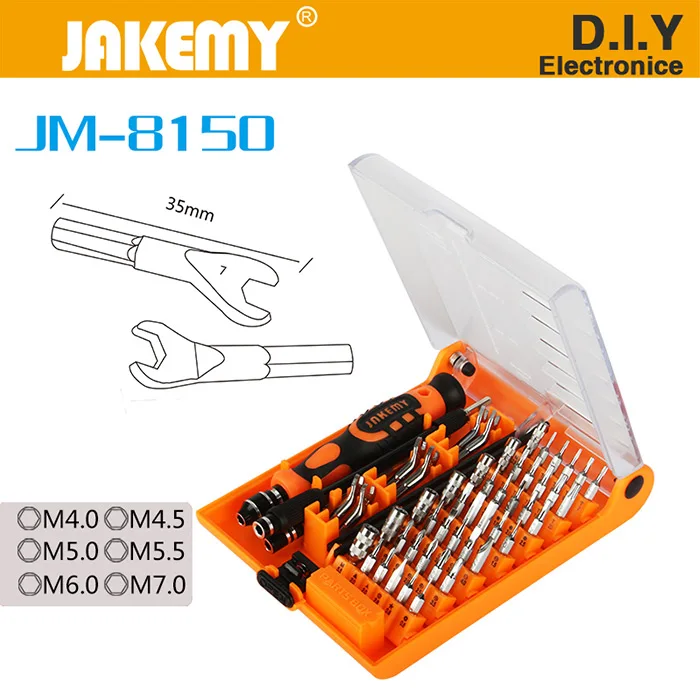 JAKEMY JM 8150 52 в 1 комплект отверток многофункциональный компьютер ПК мобильный