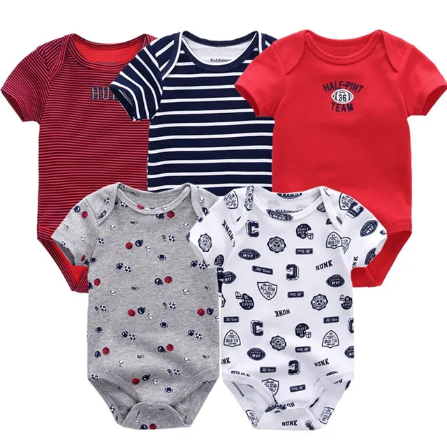 Baby Boy Clothes5069 Roupa de bebe Единорог унисекс Одежда для новорожденных девочек для маленьких мальчиков одежды комбинезон боди Костюмы комплекты 5 шт. Fortnite платье для девочки боди одежда для новорожденных детская одежда - Цвет: Baby Boy Clothes5069