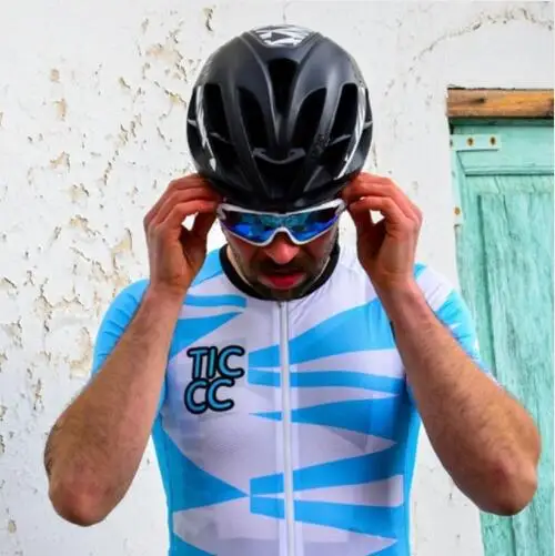 Мужская Черная веломайка с коротким рукавом профессиональная команда Rcc одежда