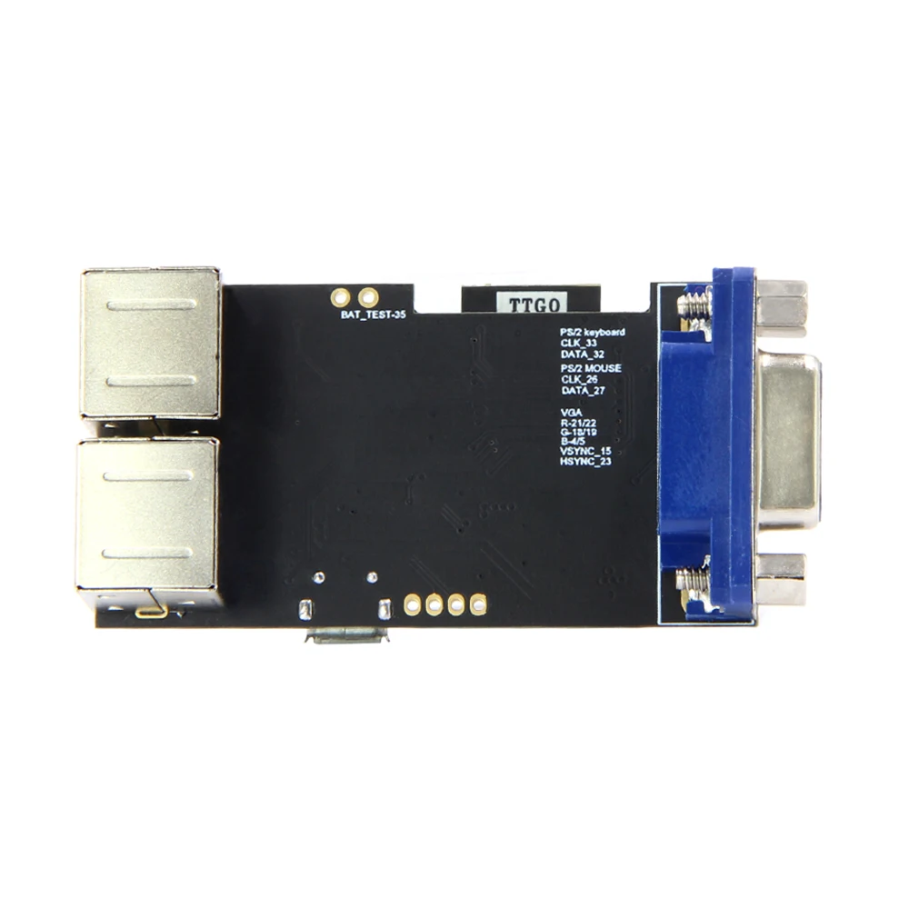 

TTGO VGA32 V1.1 ESP32 Controller PS/2 Mouse And Keyboard Controller Graphics Library Game Engine ANSI/VT Terminal For The ESP32