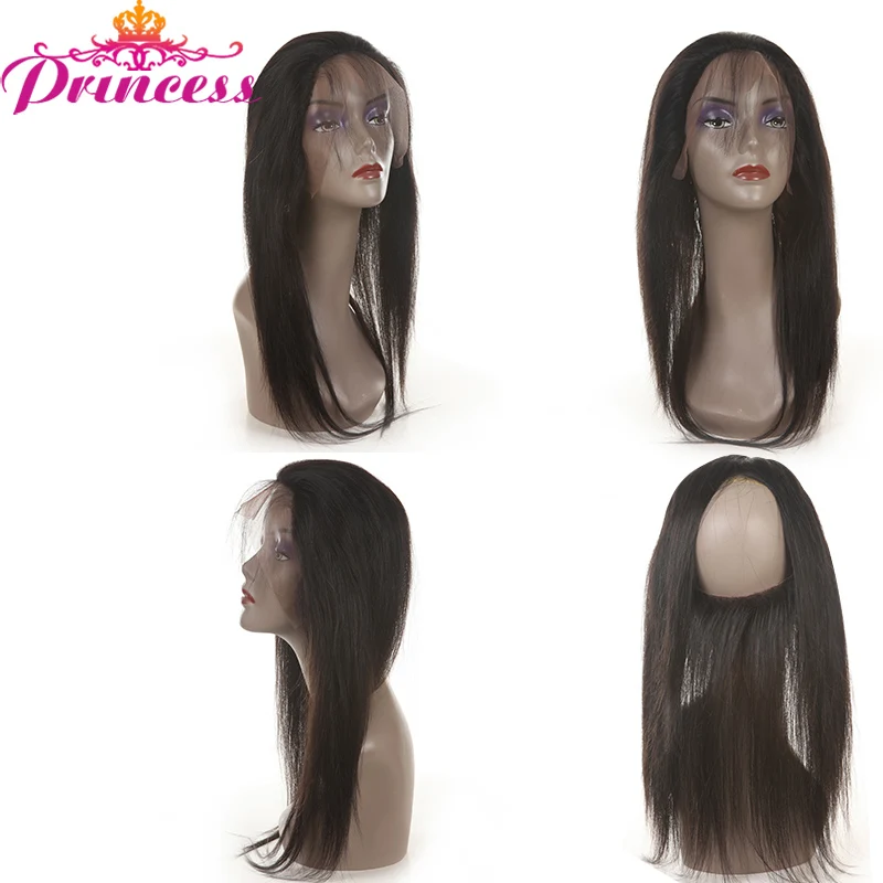 Красивая принцесса 360 Кружева Фронтальная Закрытие с детскими волосами