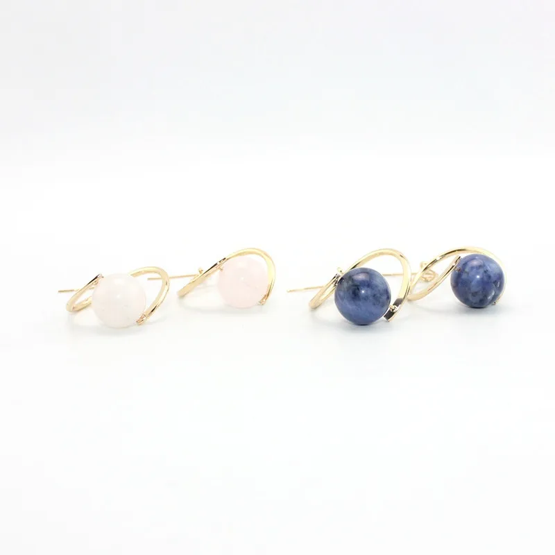 Бесплатная доставка модные женские новые изделия оптом бусины серьги изысканные