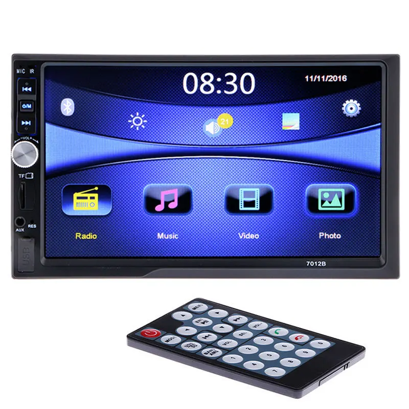 Автомобильный аудио плеер HD 7 дюймов OLED цветной экран автомобиля MP4 вставная
