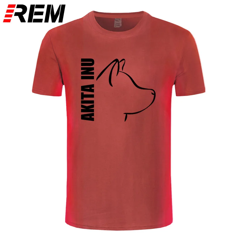 Akita Inu Dog мужские футболки отличные футболки мужские с коротким рукавом хлопок Пользовательские Большие размеры летние футболки для подростков