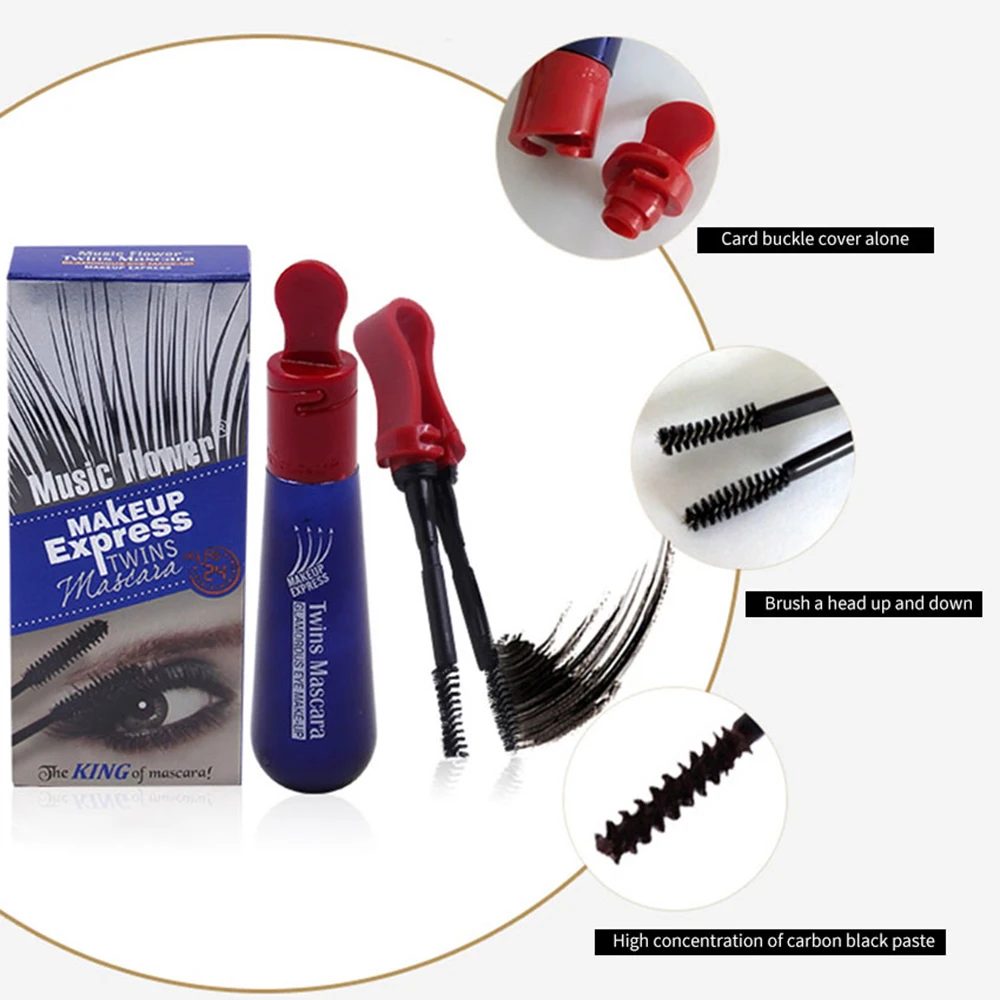 Черная тушь для ресниц Curling густые ресницы waterproof стойкая Eyes Makeup| |