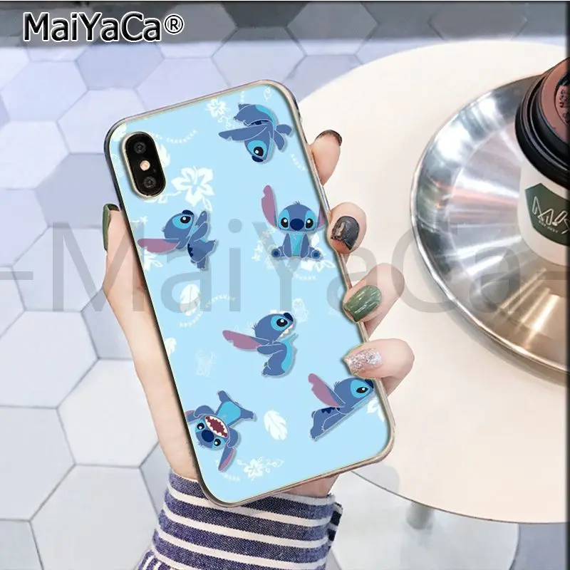 MaiYaCa милый мультфильм Лило Ститч Новое поступление Мода на продажу чехол для телефона для iphone 11 pro 8 7 66S Plus X 10 55S SE XR XS MAX