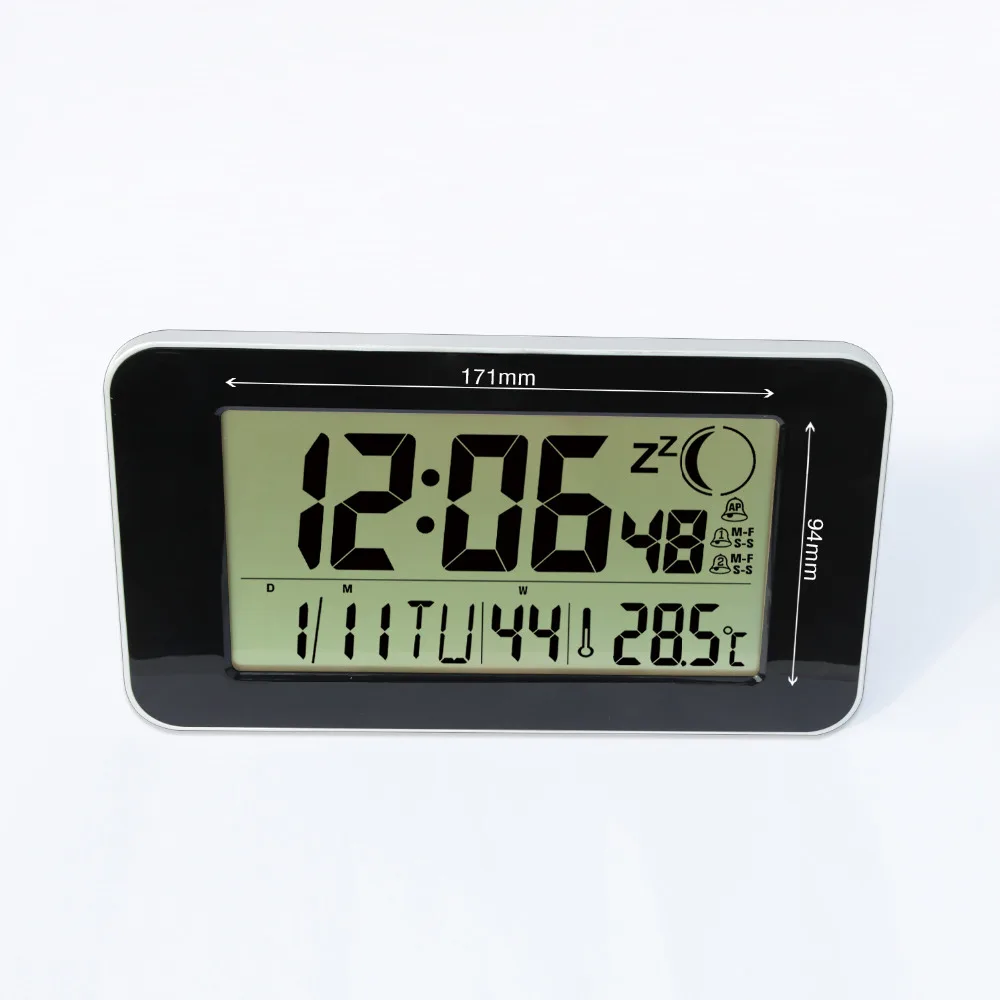 JIMEI H151 цифровые настенные часы с большим дисплеем настольные без подсветильник