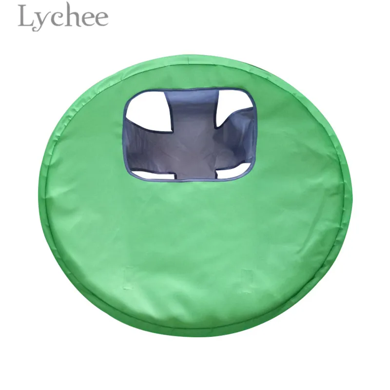 Lychee Life детский стол для еды зеленый синий водонепроницаемый круглый детский коврик складной коврик для младенцев ОБЕДЕННЫЕ принадлежности - Цвет: 1