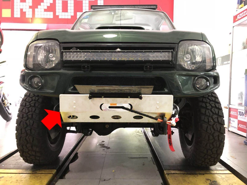 Jimny автомобильный Стайлинг JB23/JB33/JB43 внедорожная Передняя лебедка Бар Плиты Лифт