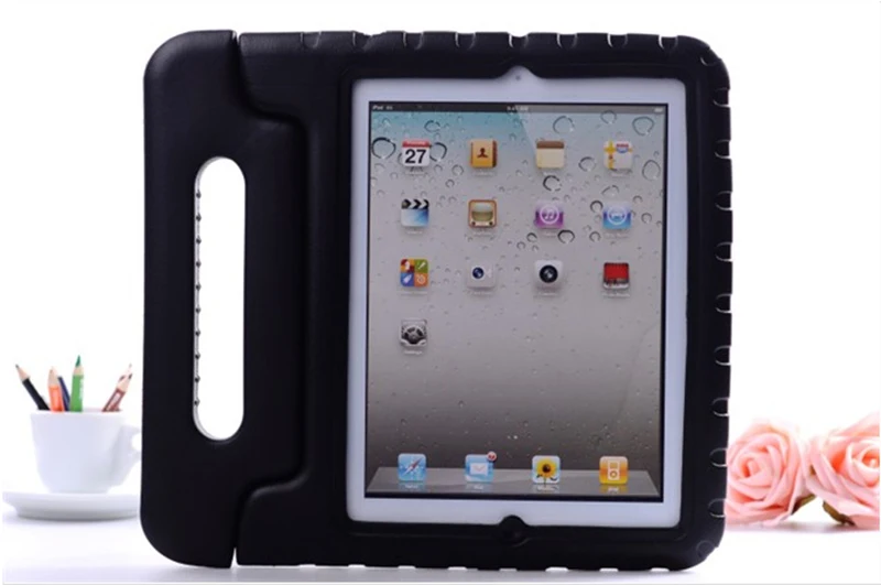black Противоударный чехол EVA для IPad Mini 1 2 3 retina Fundas Shell Корпус Грязь/ударопрочный для IPad Mini 2 W/портативная ручка - Цвет: black