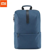 Xiaomi путешествия Backapck 600D полиэстер прочный водонепроницаемый открытый костюм для 15,6 дюймов ноутбук Мода школьная сумка