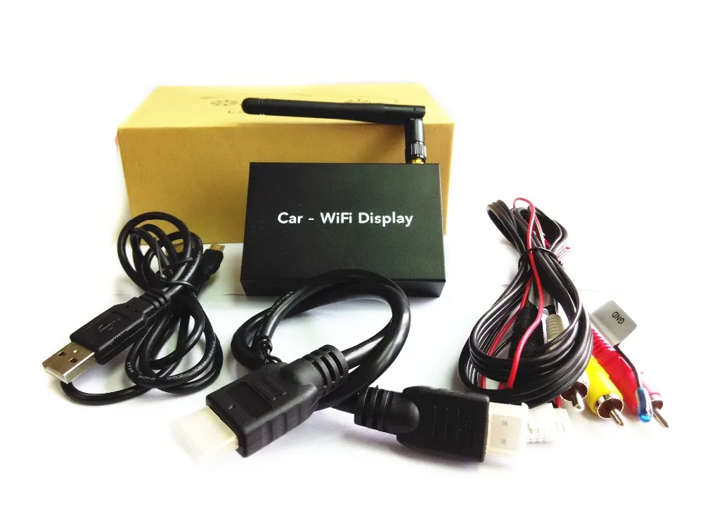 Автомобильный Wi-Fi дисплей зеркальный приемник Mirabox HDMI преобразователь Box Smart TV AV