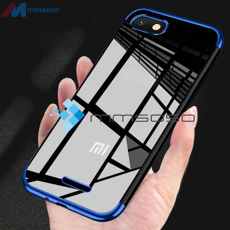 Plating Soft Case For Xiaomi Redmi 6 6A Cover Note Pro Slim transparent TPU On |