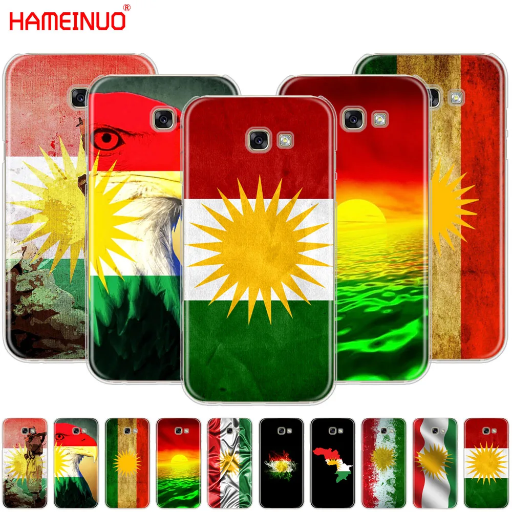 HAMEINUO Курдистан курдистан флаг сотовый телефон чехол для Samsung Galaxy A3 A310 A5 A510 A7 A8 A9 2016