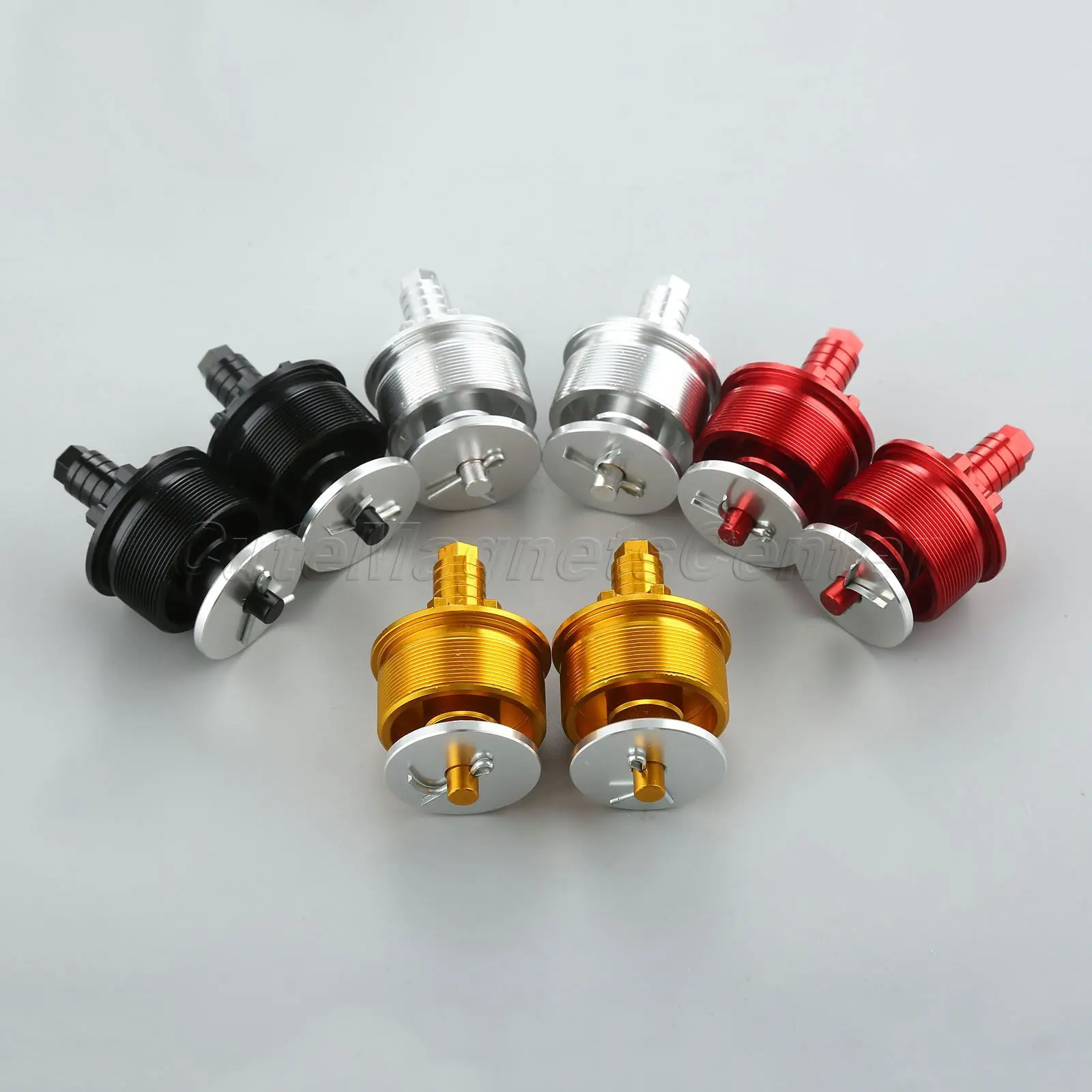 

mtsooning 2pcs Motorcycle 41mm CNC Preload Adjuster Fork Bolts Aluminum Motorcycle Accessories for Honda CB400/SR400