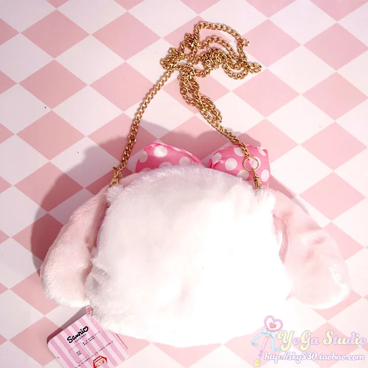Мультяшная милая плюшевая кукла hello kitty My Melody Cinnamoroll pomparin, сумка через плечо, детский бумажник кошелек сумка для девочек, подарки