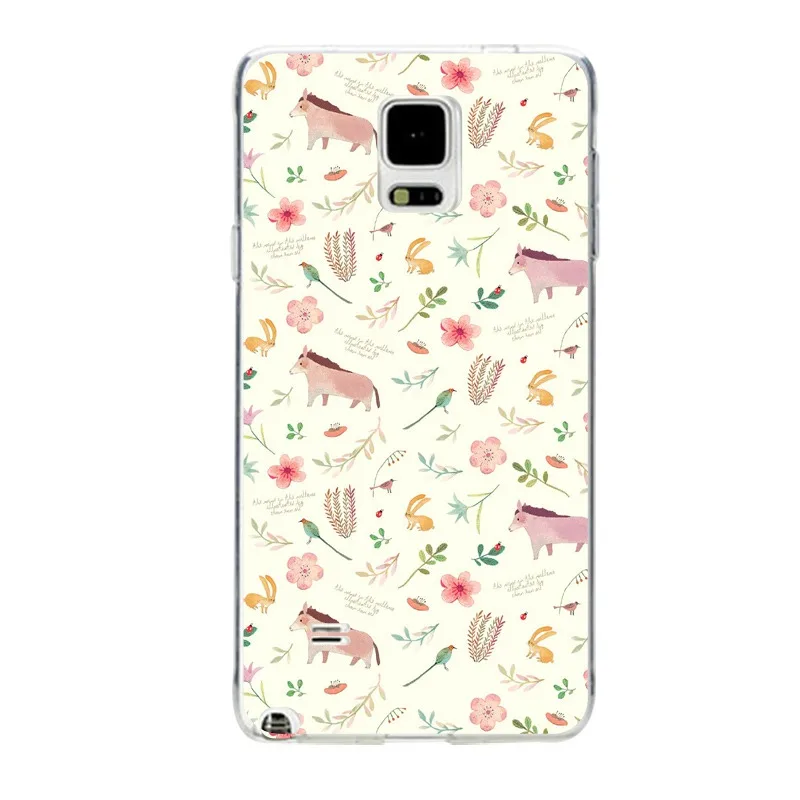 Qmswei ТПУ мягкий чехол для телефона samsung Note5 S8 s6 s7 edge s4 s5 s3 C5 C9 note3 note4 S9plus лошадь