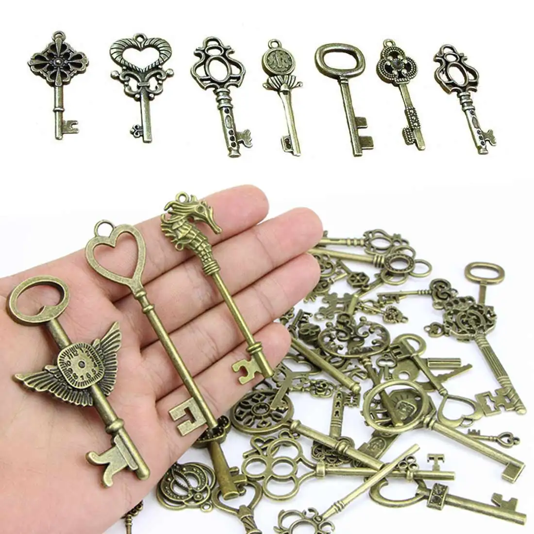 Сделай Сам подвесные украшения в стиле ретро 40 шт./лот античный винтажный Старый