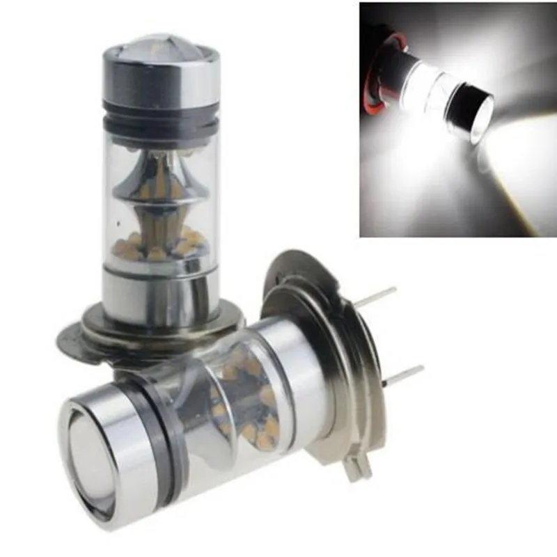 Комплект из 2 предметов белый 100W H7 CREE чипы светодиодный проектор лампы