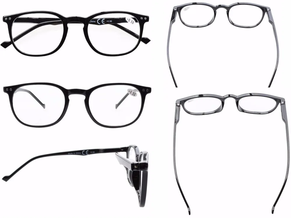 R065 Eyekepper 5-Pack весной петли 80-х Очки для чтения для женщин включает в себя Защита от солнца читателей+ 0.50-+ 4.00