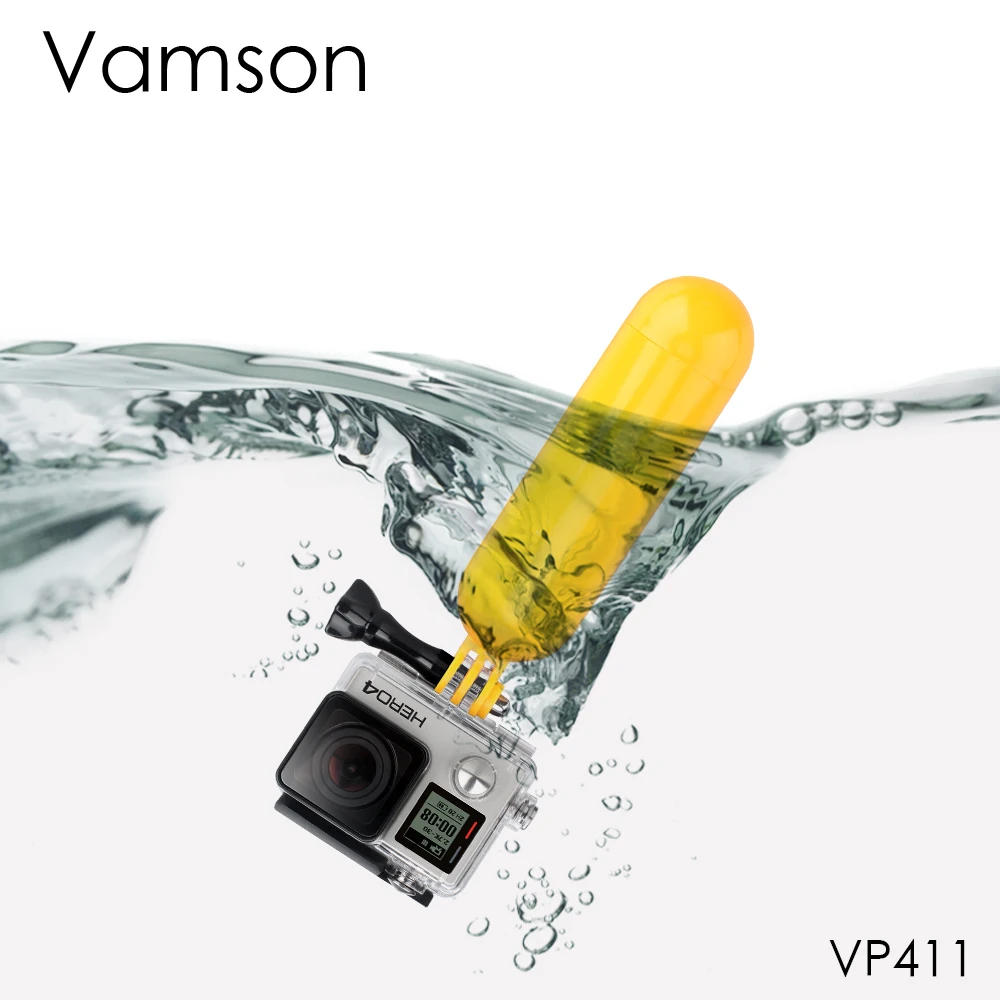 

Vamson для Gopro аксессуары поплавок плавающий Floaty Ручной штатив аксессуары для Go Pro Hero 8 7 6 5 4 для Yi 4K VP411