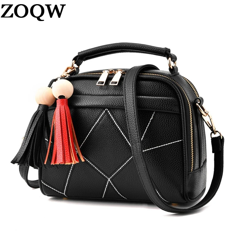 2018 модная женская сумка через плечо модные сумки с кисточками высокого качества
