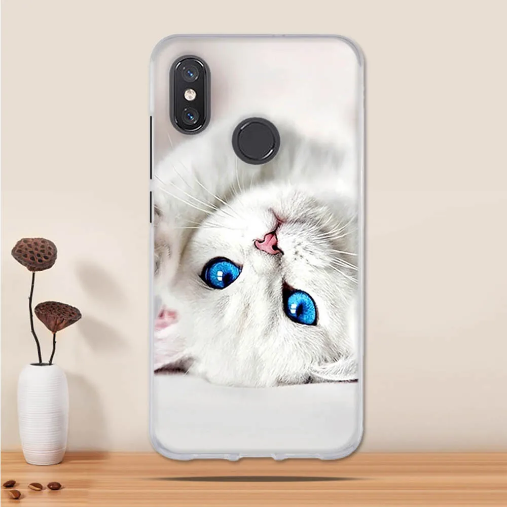 Для Funda Xiaomi Mi 8 чехол Мягкий Силиконовый ТПУ 3d милый для mi Coque | Мобильные телефоны и
