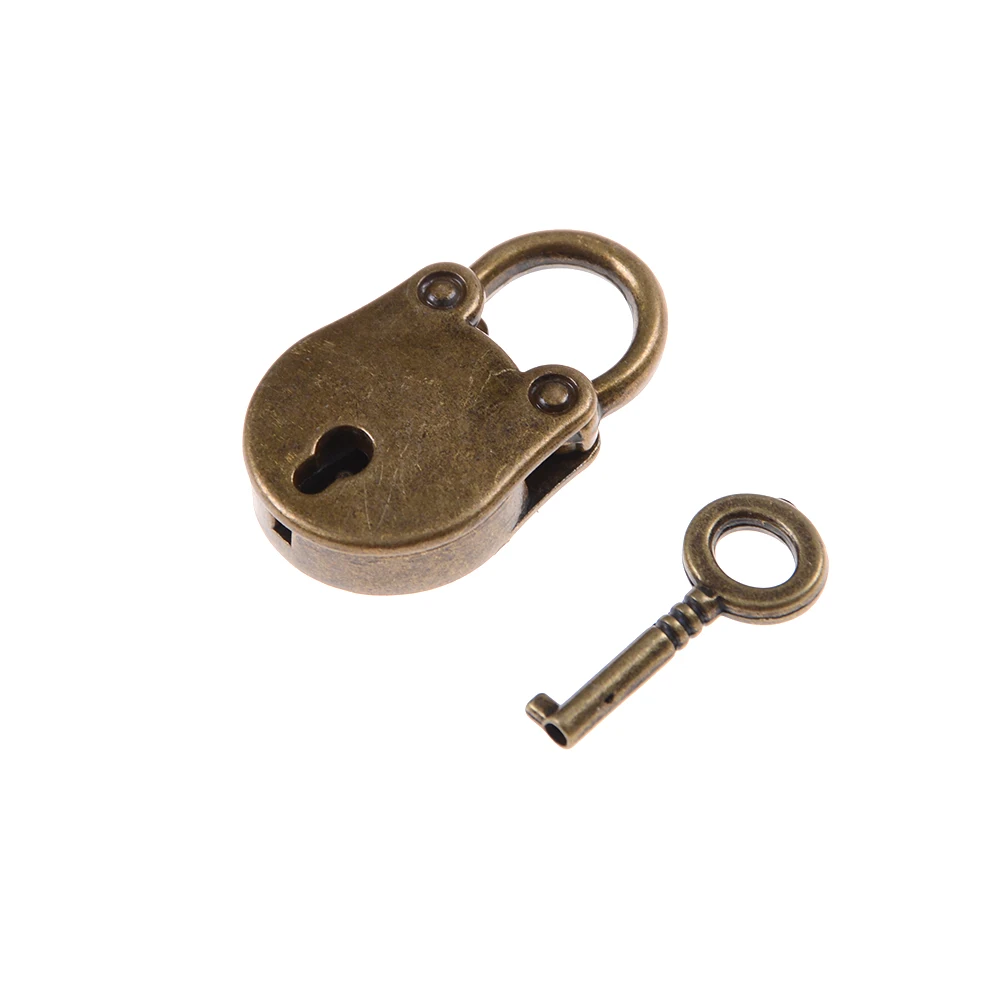 1 компл. Мини архаизовые замки замок для ключей с ключом старый винтажный