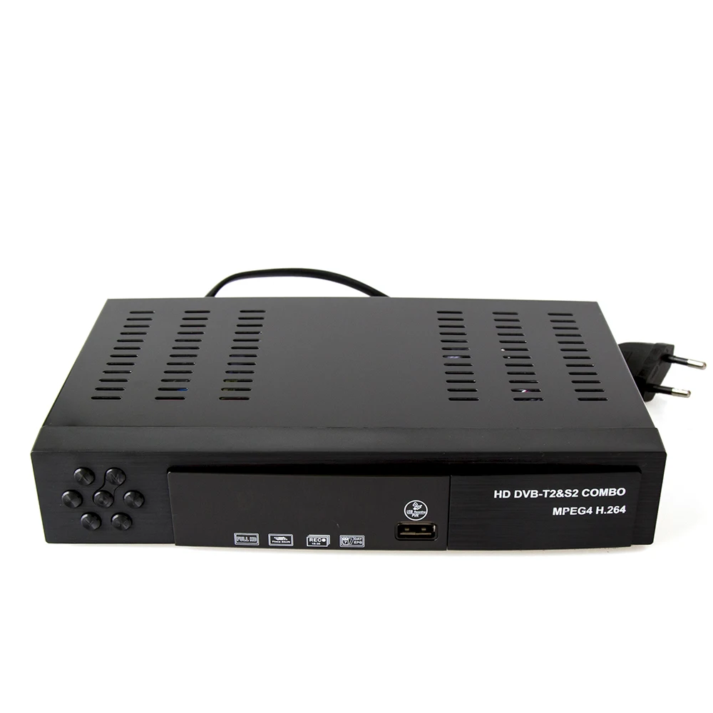 10 шт. с бесплатной доставкой HD цифровой DVB-T2 DVB-S2 эфирный спутниковый ТВ приемник комбо DVB T2 S2 H.264 MPEG-2/4 ТВ тюнер