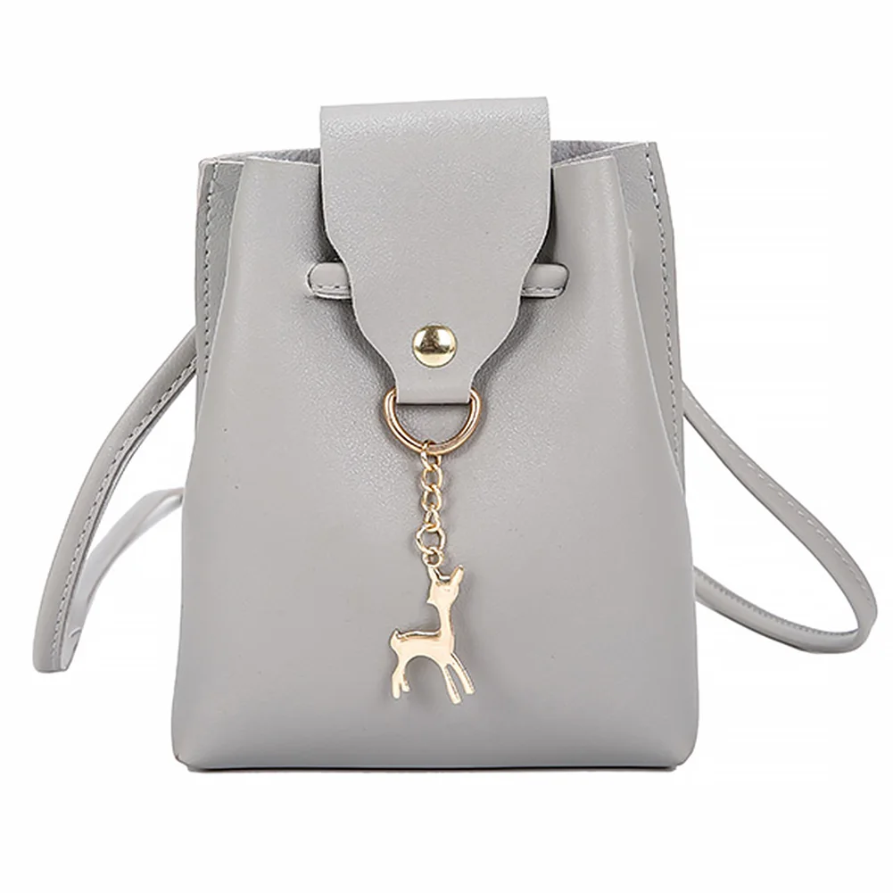 New Women Messenger Bags Deer Ornament PU Leather Designer Crossbody Shoulder Shell Shape Lady Bag | Багаж и сумки