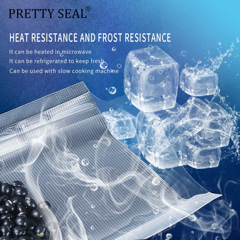 Пакеты для морозильной камеры PRETTYSEAL 15*15 м текстурированные пакеты вакуумного