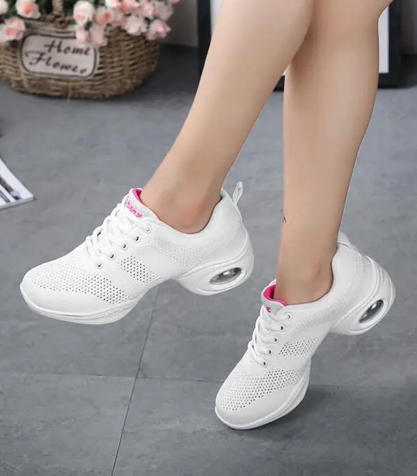 Женские кроссовки для танца хип хоп Akexiya дышащие сетчатые с воздушной подушкой