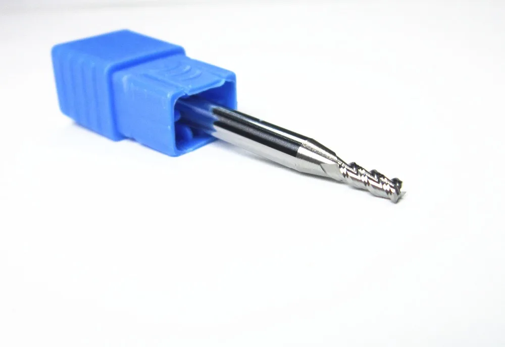 

5pcs HRC55 three 3 flutes 2.5MM tungsten carbide end mill milling cutter for aluminum 2.5 X 4 L50 mm uncaoted CNC machine