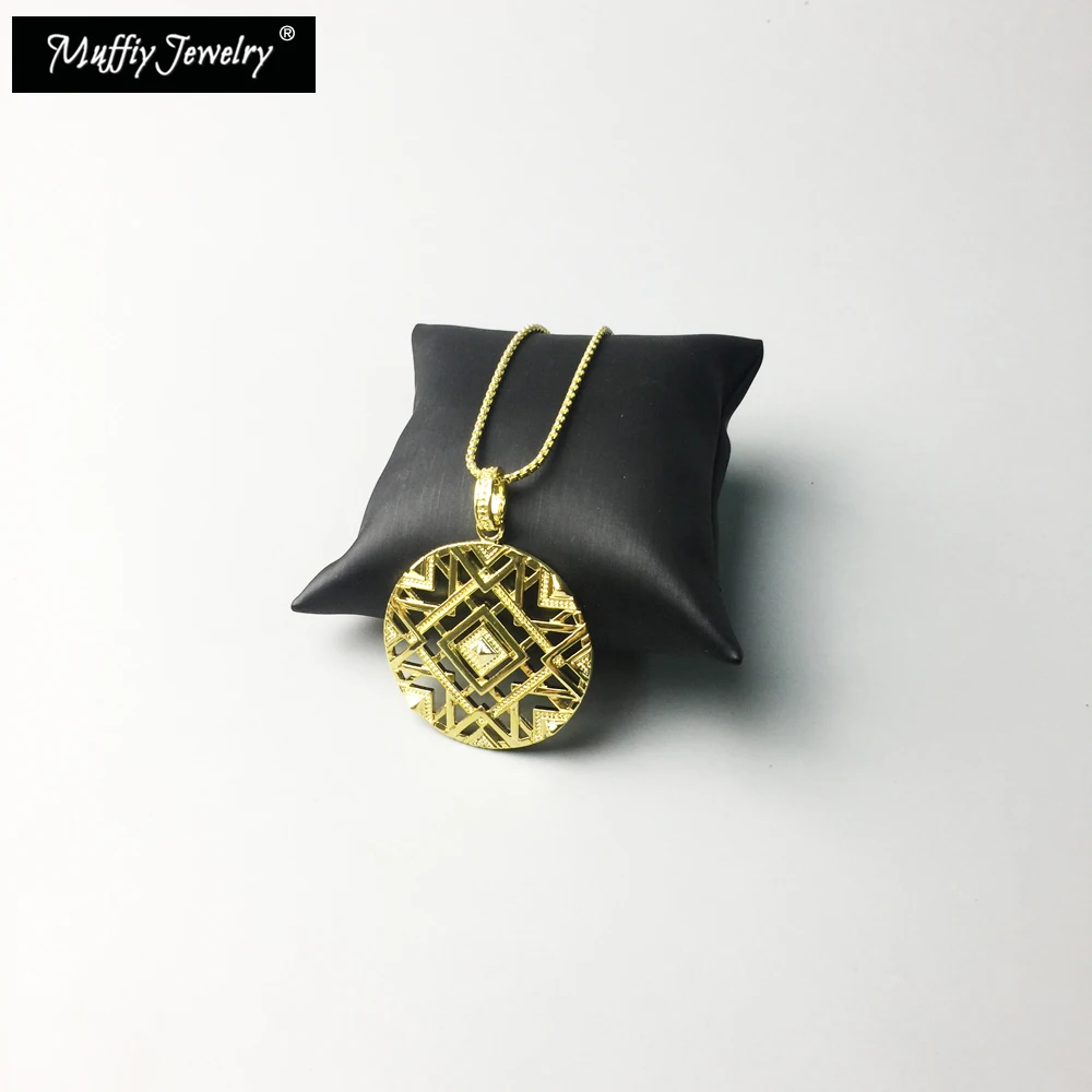 Подвески золотого цвета с африканскими орнаментами европейские Этнические