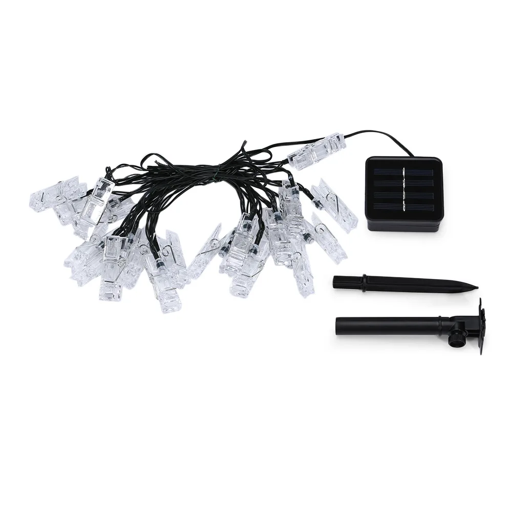 Солнечные 5 м 20 светодиодный фонарики гирлянда мода фото декоративный Сказочный