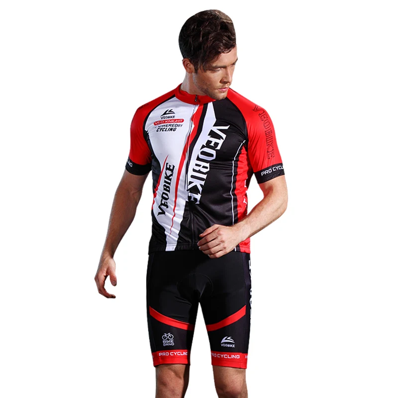 VEOBIKE Pro Team летний мужской комплект для велоспорта 2020 MTB Одежда горного велосипеда
