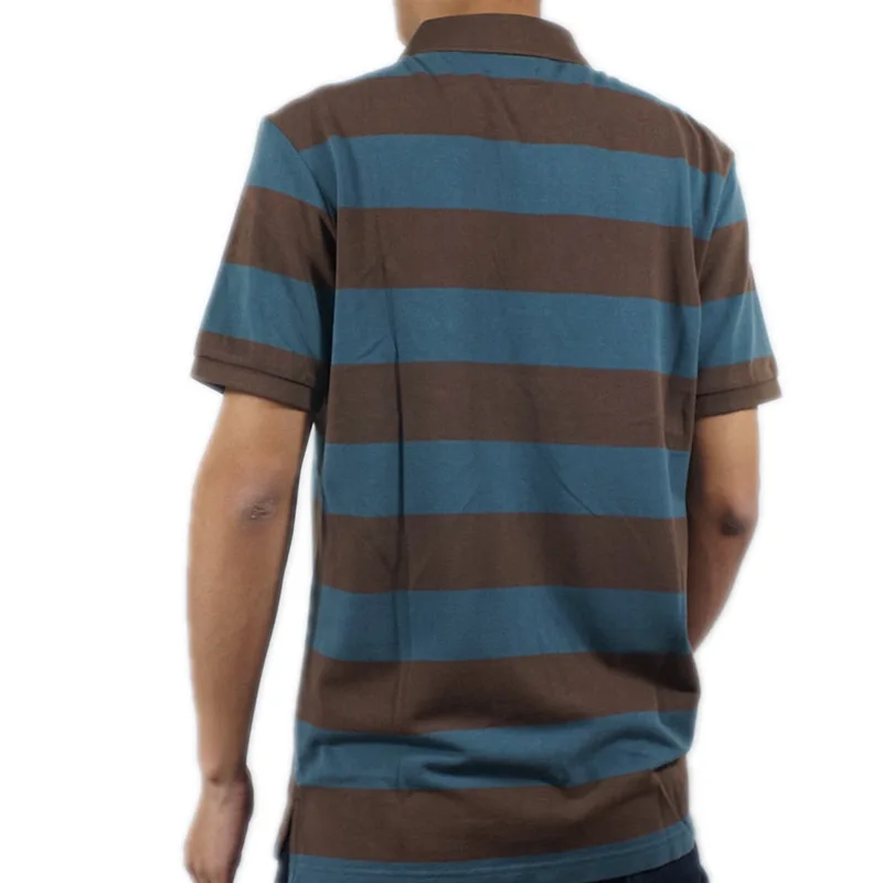 Мужчины polo рубашка короткий рукав марка хлопок полоска поло хомбре camisas ralph