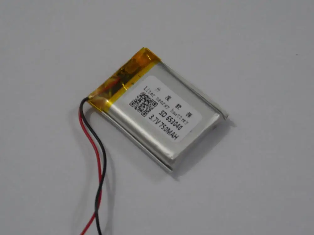 Полимерный аккумулятор от производителя прямой маркетинг 653040 3 7 V GPS линия 750mah