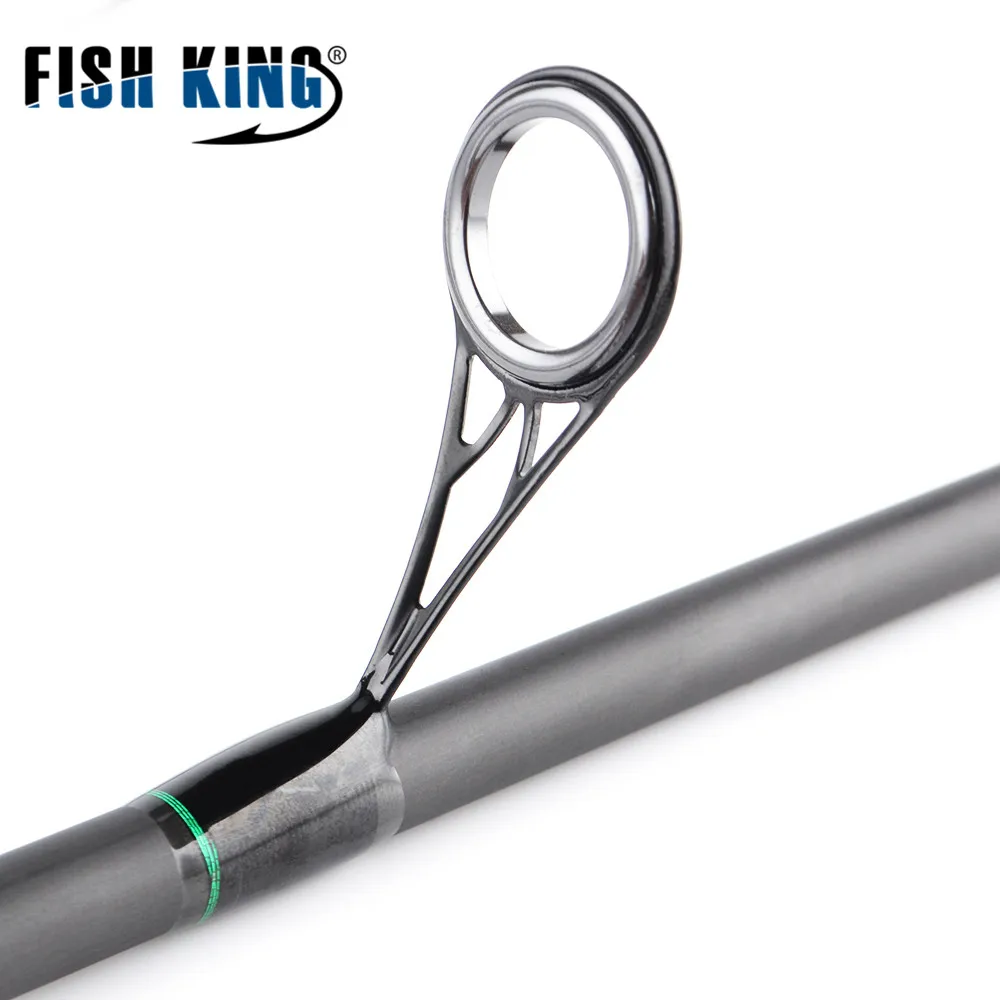 FISH KING углеродная Мягкая приманка, Удочка MH 2,1 м до 2,7 м, 4 секции, вес приманки 10-30 г, спиннинговая удочка для приманки